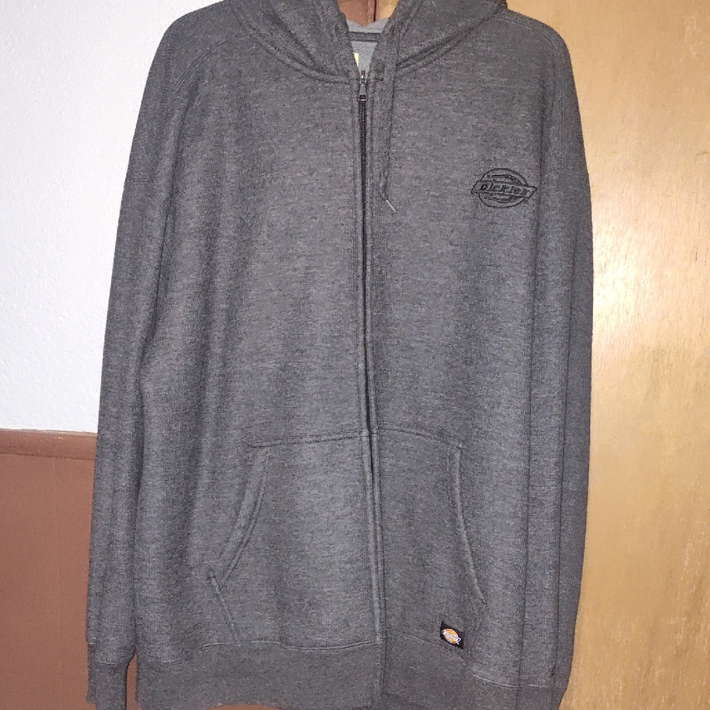 Dickies Charcoal Zip-Up Sweater